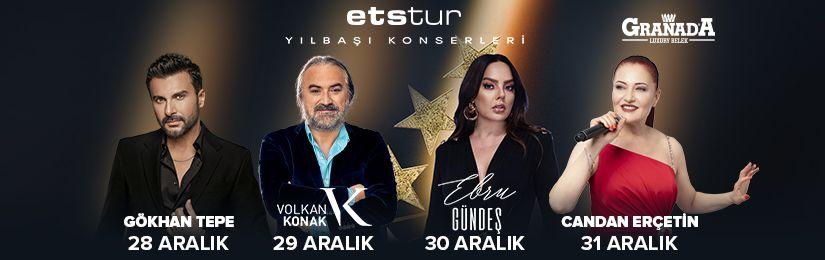 Yılbaşı konserleri seni bekliyor! Granada Luxury Belek’te yerini erkenden al…